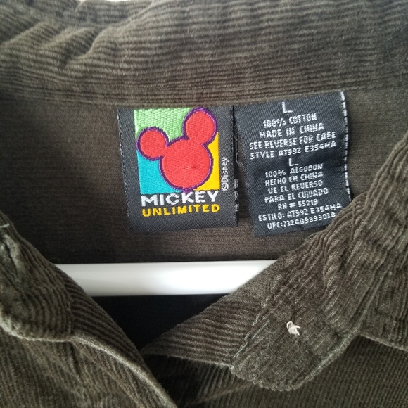 Vintage Disney Unlimited Cordray Button Up Long Sleeve Shirt - Picture 3 of 5